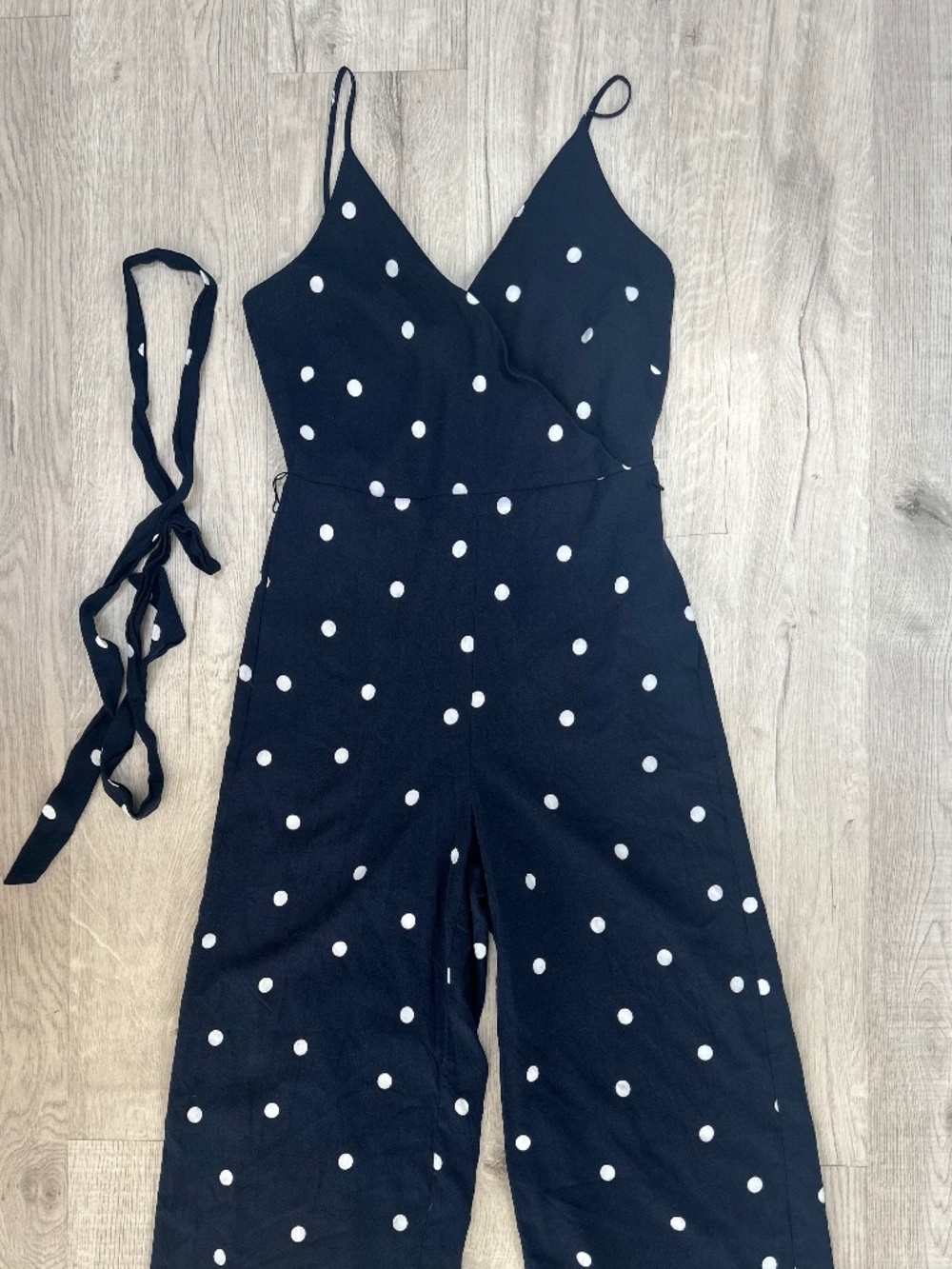 Loft Petite polka dot romper